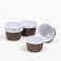 Muffin baking uniform, brown, 3.8 x 3 cm