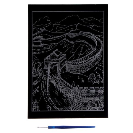 Engraving "Great Chinese Wall" silver-1
