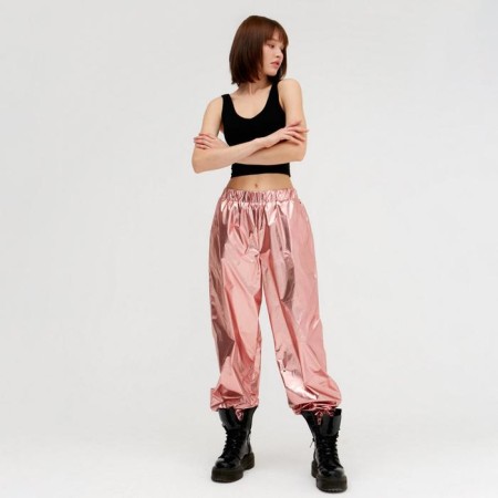 Women's pants Minaku: Trend Zone, pink color, size 38, height 152