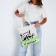 What are you carrying a shop bag? without lightning, without lining, beige color