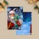Postcard "Dreams will surely come true", Santa Claus and Dragon 12 x 18 cm, New Year