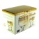 A set of glasses "Claudia", Panto, Platinum, Flowers, 50 ml, 6 pcs.