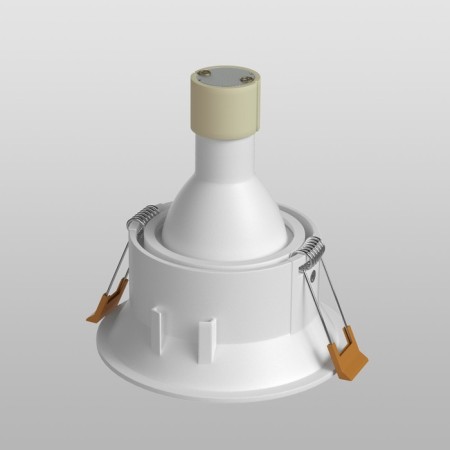 Builtrous lamp Elektrostandard, Punto, 93x93x46 mm, GU10, white color-2