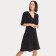 Women's dress, black color, size 48