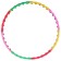 A hoop with massage wheels onlytop, collapsible, d = 98 cm, thickness 3 cm, color colorful color