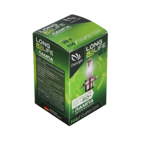 Car lamp Clearlight Longlife, H4, 12 V, 60/55 watts-6