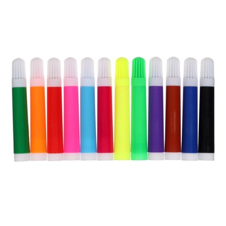 Felt -tip pens, 12 colors, Jambo, thick, ventilated cap-2