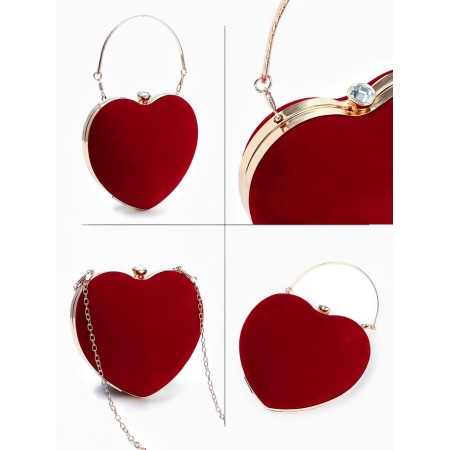 Female bag on the farmar, red color-1