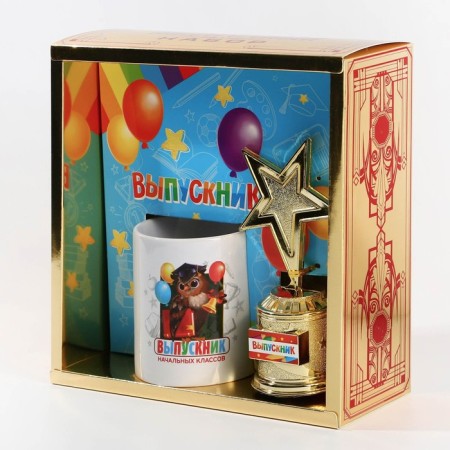 Mug and cup for graduation "graduate", gift set-6