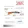 Balancir Lucky John Classic 4 + tee, 4 cm, color 12hrt blister