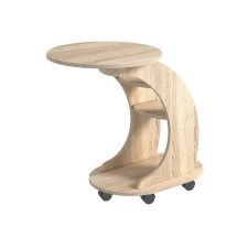 Стол журнальный тип 5, 760 х 500 х 690, дуб сонома