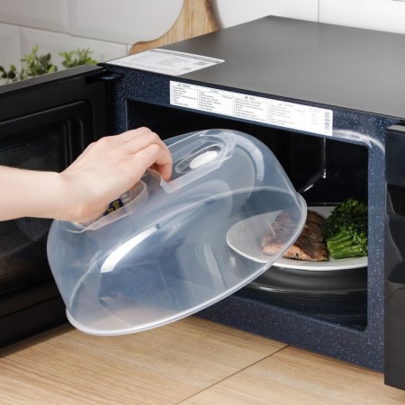 CHF for microwave, 26 cm, with a valve, transparent-4