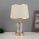 Table lamp "Egg" 1x40W E27 1x3W LED gold 25x25x39cm