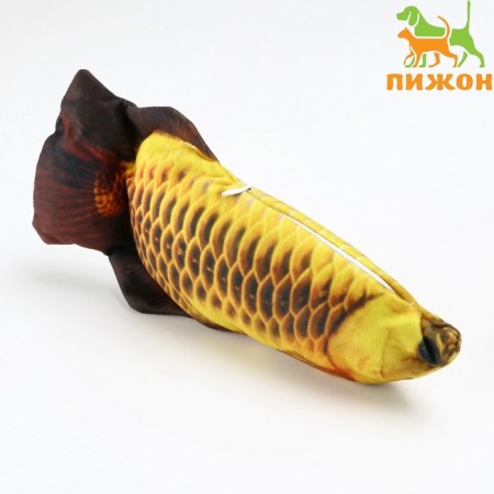 A toy for cats "Cockerel" with a moving tail and with a USB shipping, 28 cm