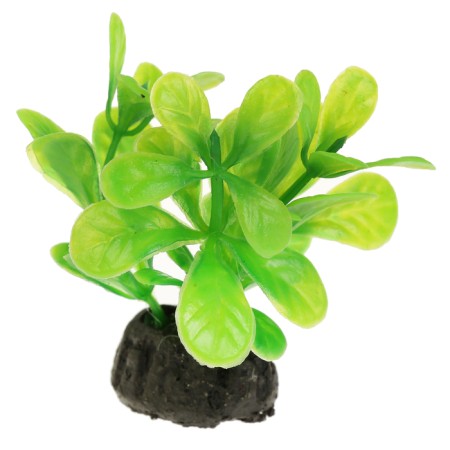 The artificial aquarium plant is small, 6 cm-2