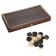 Wooden backgammon large, board game, 50 x 50 cm, crocodile, brown