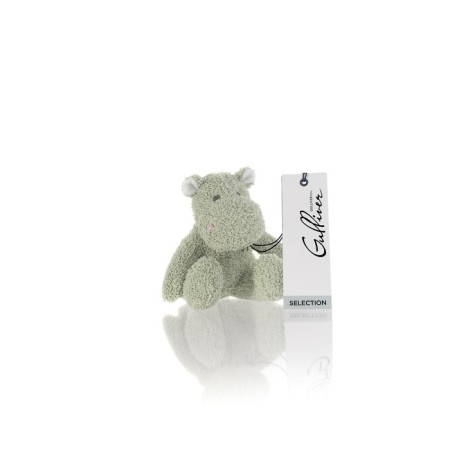 Soft toy Gulliver Hippo "Greennie", 20 cm-2