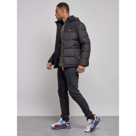 Sports male winter, size 60, black color-1