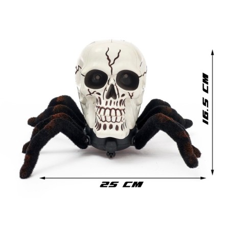 Radio -controlled “Skull” spider, light effects, works from batteries-1