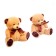 Soft toy "Bear with a bow", 15 cm, color mix