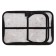 Penal 3 sections, tab inside, 140 x 210 x 40 mm, fabric, calligrata top Block "Football Anime"