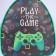 Baby backpack over the shoulder for the boy "Joystick", 23x20.5 cm