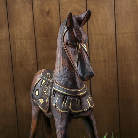 Souvenir tree "Horse rocking" 45x12x45 cm-5