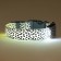 Collar with backlight Leopard 3 glow modes, size S, Osh 22-40 x 2.5 cm white