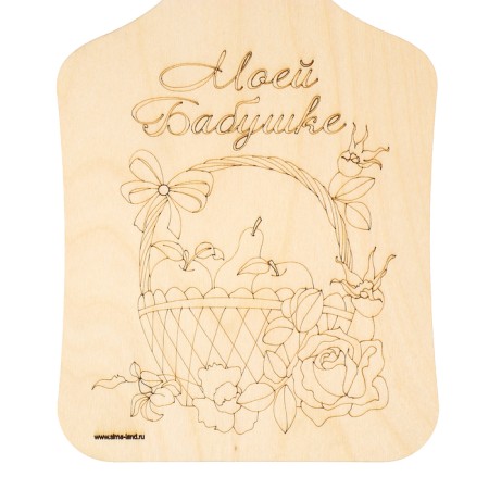 Burning board "Fruit basket"-2