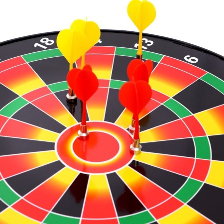 Darts Magnetic "exactly on target", diameter 40 cm, 6 darts-2