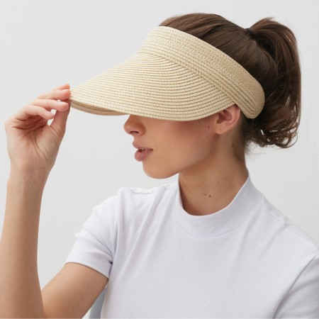 Female visor minku, beige color, rr 58-1