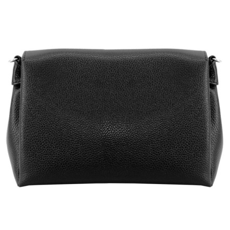 Bag women, genuine leather, black 26x12x17 cm-1