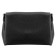 Bag women, genuine leather, black 26x12x17 cm