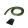Garden plastic curb, 55 mm, green, 10 m + 30 stakes, "mango"
