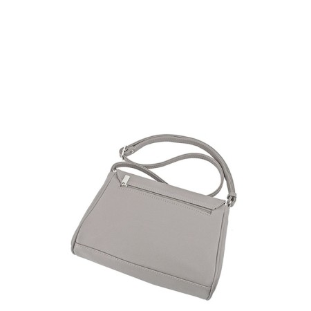 Messenger bag, valve department, gray-beige color 21x26x7cm-2