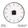 Watching clock, interior "classics", silent, d-30 cm, aa