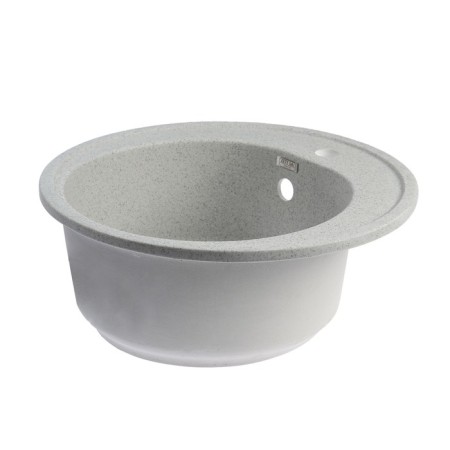 Kitchen is a kitchen from Zett Lab stone. 3/q10, d = 510 mm, depth 19 cm, matte, light gray-1