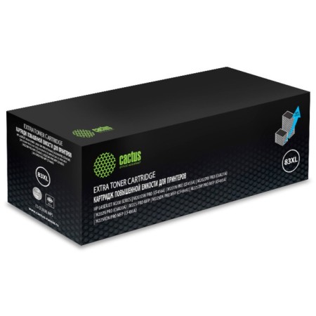 CACTUS CSTus CS-CF283XL-MPS CF283XX, for HP LJ Pro M225DN/M201/ M202, 3000 pages, black color black