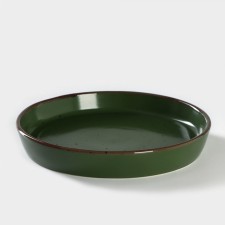 Блюдо фарфоровое Punto verde, d=17,5 см