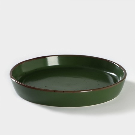 Porcelain dish Punto Verde, D = 17.5 cm
