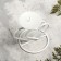 Valentine 3 candlestick for 1 candle, 10x10.7 cm, white