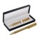 Gift handle, ballpoint, in the leatherette case, rotary, VIP case, golden case