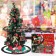 Railway "Happy New Year", fastening around the Christmas tree