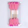 Skewers "Gender Party", in a set of 6 pieces, pink