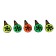 Zimnaya fishing rod "Balalaika" Us-3 whip polycarbonate, mix