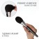 Premium makeup brush, 19 cm, black color