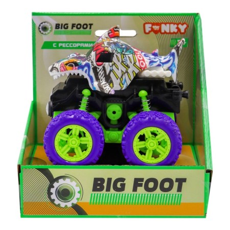 Friction Funky Toys Carpet, 4x4, with purple wheels-2