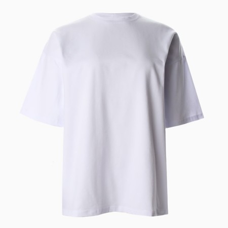 Women's T-shirt Basic Line Color White, Rr. 50-5