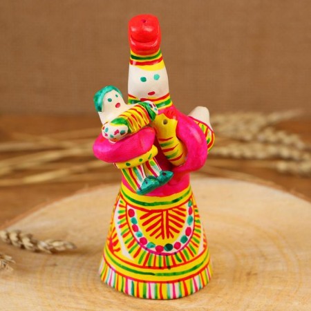 Filimonovskaya toy "Baryna with a child"-3