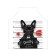 Apron of a kitchen with a photo print "Dog in love", adjustable, size OS